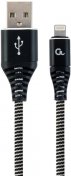 Кабель Cablexpert premium AM / Lightning 1m Black (CC-USB2B-AMLM-1M-BW)