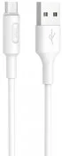 Кабель Hoco X25 Soarer AM / Micro USB 1m White (X25 Micro White)