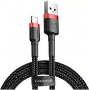Кабель Baseus Cafule 2.4A AM / Lightning 0.5m Black/Red (CALKLF-A19)