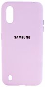 Чохол Device for Samsung A01 A015 2020 - Original Silicone Case HQ Light Violet  (SCHQ-SMA01-LV)