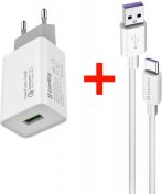 Зарядний пристрій ColorWay 1USB Huawei Super Charge/Quick Charge 3.0 20W White (CW-CHS014Q-WT-CBU)
