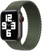 Ремінець HiC for Apple Watch 38/40mm - Braided Solo Loop Inverness Green - Size XS (38/40mm Braided Green)