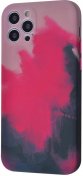Чохол WAVE for Apple iPhone 12 Pro - Watercolor Case Pink/Black  (31775 Pink/Black)