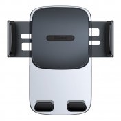 Кріплення для мобільного телефону Baseus Easy Control Clamp Applicable to Round Air Outlet Black (SUYK000201)