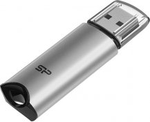 Флешка USB Silicon Power Marvel M02 Silver (SP064GBUF3M02V1S)