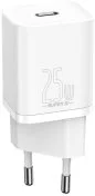 Зарядний пристрій Baseus Super Si Quick Charger 25W White (CCSP020102)