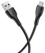 Кабель BOROFONE BX51 Triumph 2.4A AM / MicroB 1m Black (BX51MB)