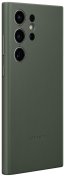 Чохол Samsung for Galaxy S23 Ultra S918 - Silicone Leather Case Green  (EF-VS918LGEGRU)