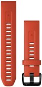 Ремінець Garmin for Fenix 7S - 20mm QuickFit Silicone Flame Red (010-13102-02)