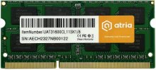 Оперативна пам’ять Atria DDR3 1x8GB (UAT31600CL11SK1/8)