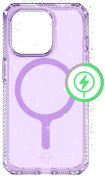 Чохол iTSkins for iPhone 15 Pro Max HYBRID R Spark with MagSafe Light purple  (AP5U-HBSPM-LIPP)