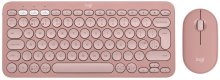 Комплект клавіатура+миша Logitech Pebble 2 Combo Tonal Rose (920-012241)
