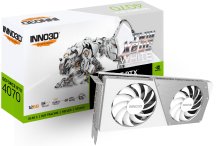 Відеокарта Inno3D GeForce RTX 4070 Twin X2 OC White with Stealth Cable Management (N40702-126XX-183052V)