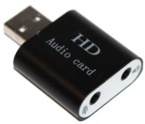 Зовнішня звукова карта Dynamode USB 8 7.1 3D Black (USB-SOUND7-ALU black)
