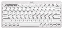 Клавіатура компактна Logitech Pebble Keys 2 K380s US International Tonal White (920-011852)