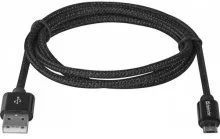Кабель Defender 08-03T Pro AM/ Micro USB 1m Black (87802)