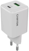 Зарядний пристрій Canyon CU45AC GaN 45W White (CNS-CUW45AC)
