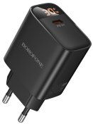 Зарядний пристрій BOROFONE BA97A Ilustre 30W Black  (6941991120480)