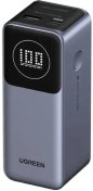Батарея універсальна UGREEN PB724 12000mAh 100W Grey  (35526B)