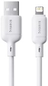 Кабель Baseus Silky Series 2.4A AM / Lightning 2m White  (P10377702213-01)