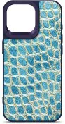 Чохол Harder for Apple iPhone 15 Pro Max - Crocosaur Blue (ARM76712)