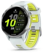 Смарт годинник Garmin Forerunner 970 Titanium with Whitestone Case and Whitestone/Translucent Amp Yellow Band (010-02969-11)