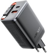 Зарядний пристрій Acefast A111 67W Black with Retractable Cable  (6974316284062)