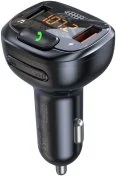FM-трансмітер + АЗП Promate Smartune 4 Black