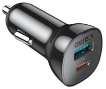 Автомобільний зарядний пристрій Choetech TC0005 38W Black