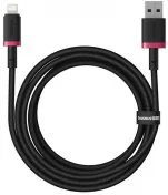 Кабель Baseus Dura Series 2.4A AM / Lightning 2m Black/Red (P10377801U01-03)