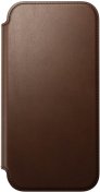 Чохол Nomad for Apple iPhone 17 Pro - Modern Leather Folio Brown (NM014186858)