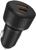 Автомобільний зарядний пристрій WUW C242 38W Black (6972573338344)