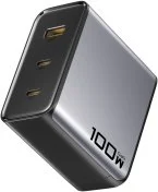 Зарядний пристрій Pisen BOLT Pro PD 100W Black (TP-C67)