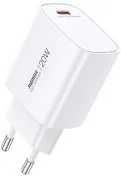 Зарядний пристрій Remax GaN Fast Charger PD 20W White (6954851247166)