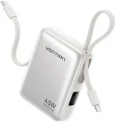 Батарея універсальна Vention FKMN0 10000mAh 45W Beige Built-in USB-C and Lightning