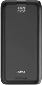Батарея універсальна Hama 20000mAh 15W Black (201710)