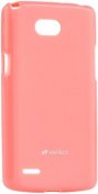 Чохол Melkco для LG L80 Dual/D380 Poly Jacket TPU рожевий