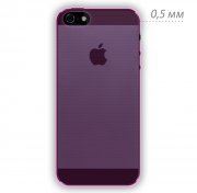 Чохол GlobalCase для Apple iPhone 5/5S - (TPU) Extra Slim фіолетовий