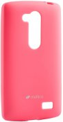Чохол Melkco для LG L70+ Fino/D295 - Poly Jacket TPU рожевий