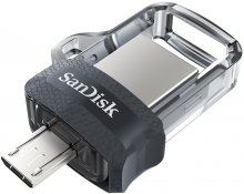 Флешка USB SanDisk Ultra Dual Drive 64 ГБ (SDDD3-064G-G46) чорна