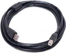 Кабель USB PowerPlant AM / AF 5 м чорний