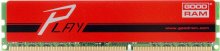 Пам'ять Goodram Play Red DDR4 1x8 ГБ (GYR2400D464L15S/8G)