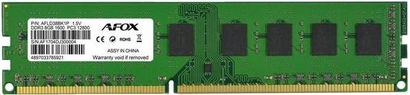 Пам’ять Afox DDR3 1х8 ГБ (AFLD38BK1P)