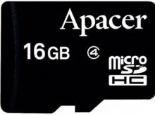 Карта пам'яті Apacer Micro SDHC 16GB AP16GMCSH4-RA