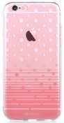 Чохол Devia for iPhone 6/6S - Vango Soft Case Polka Pink