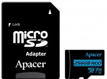 Карта пам'яті Apacer Micro SDXC 256GB AP256GMCSX10U7-R