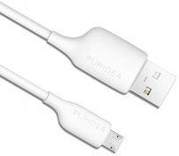 Кабель Puridea AM MicroB 1.2m White (L02-USB White)