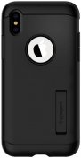 Чохол Spigen for iPhone Xs/X Slim Armor Black  (063CS25136)