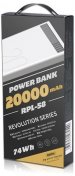 Батарея універсальна Remax Revolution RPL-58 PowerBank 20000mAh Black (RPL-58-BLACK)