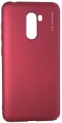 Чохол X-LEVEL for Xiaomi Pocophone F1 - Knight series Wine Red